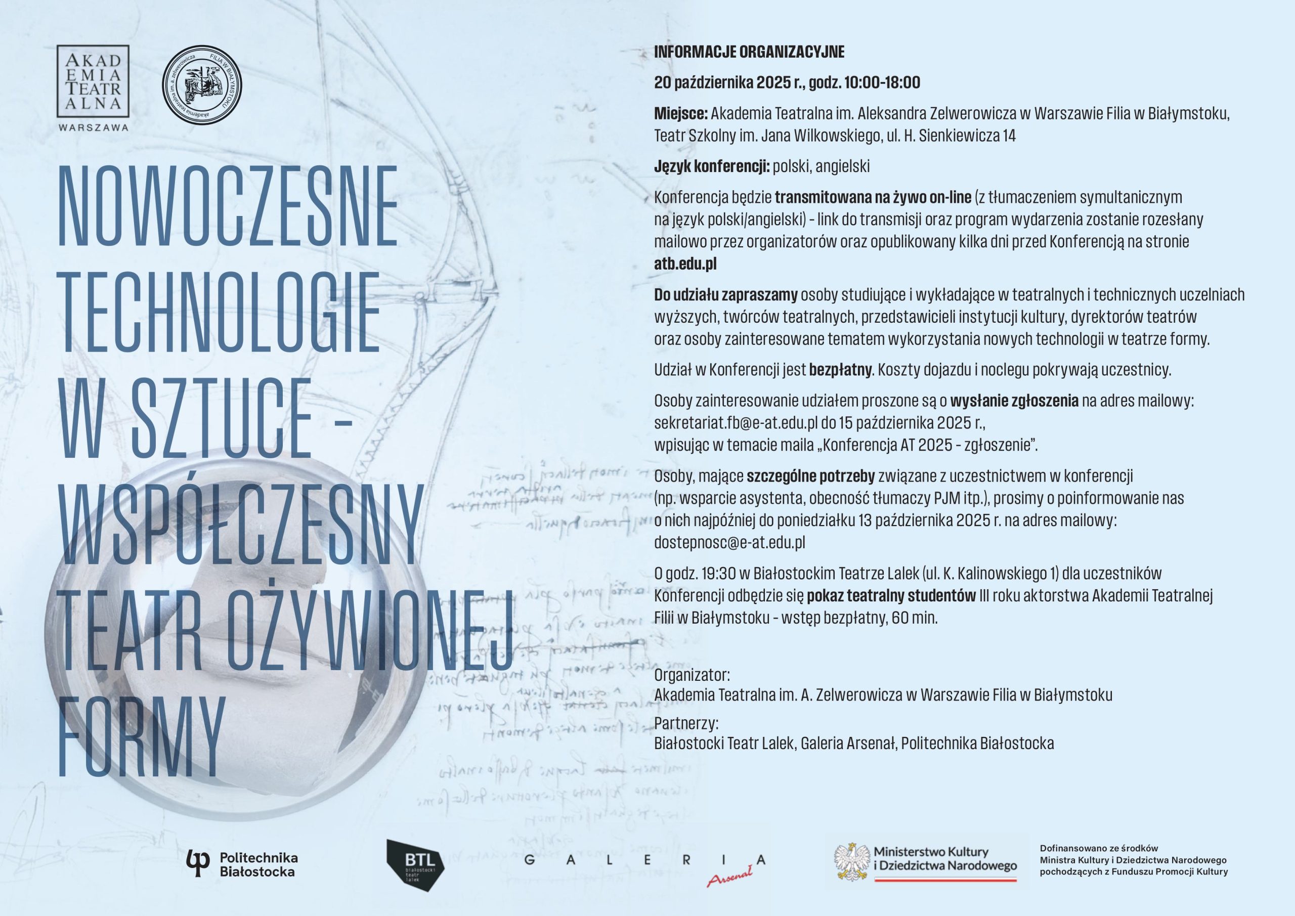 Informacje organizacyjne. 